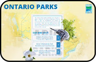 Interactive Kiosk — Ontario Parks screenshot